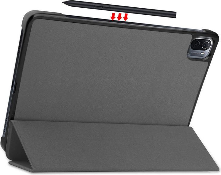 Actual product image Cover-Discount Xiaomi Pad 5 - Tri-fold Smart Case grey (Xiaomi Pad 5)