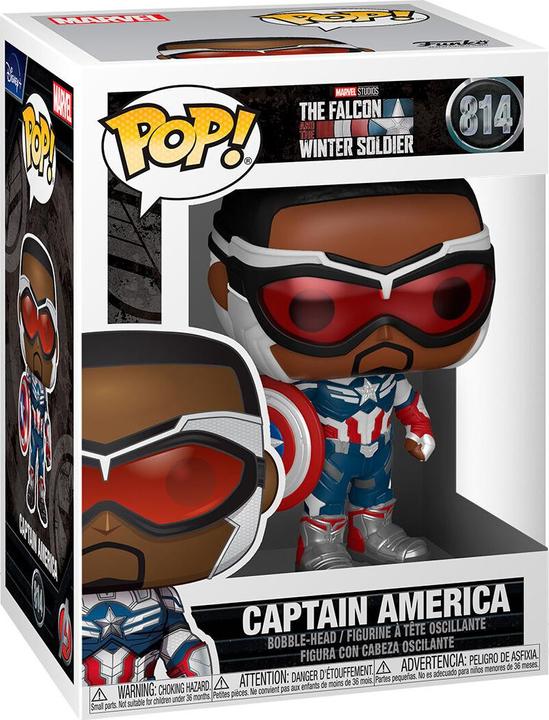 Actual product image Funko Pop! Falcon & Winter Soldier : Captain America (814)