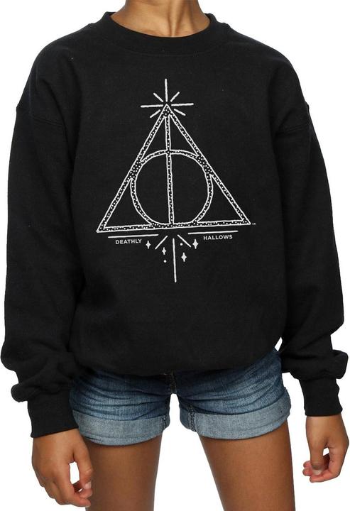 Produktbild Deathly Hallows Symbol Sweatshirt Mädchen (140, 146)