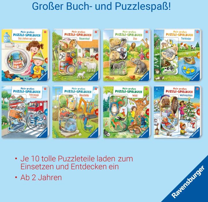 Actual product image Ravensburger Mein grosses Puzzle-Spielbuch: Baustelle (German)