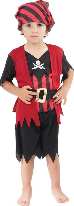 Produktbild Bristol Novelty Jungen Piraten Maat Kostüm (90, 92, 94, 96, 98, 95 A, 100 A)
