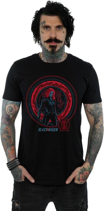 Produktbild Black Widow Movie Computer Globe TShirt (4XL)