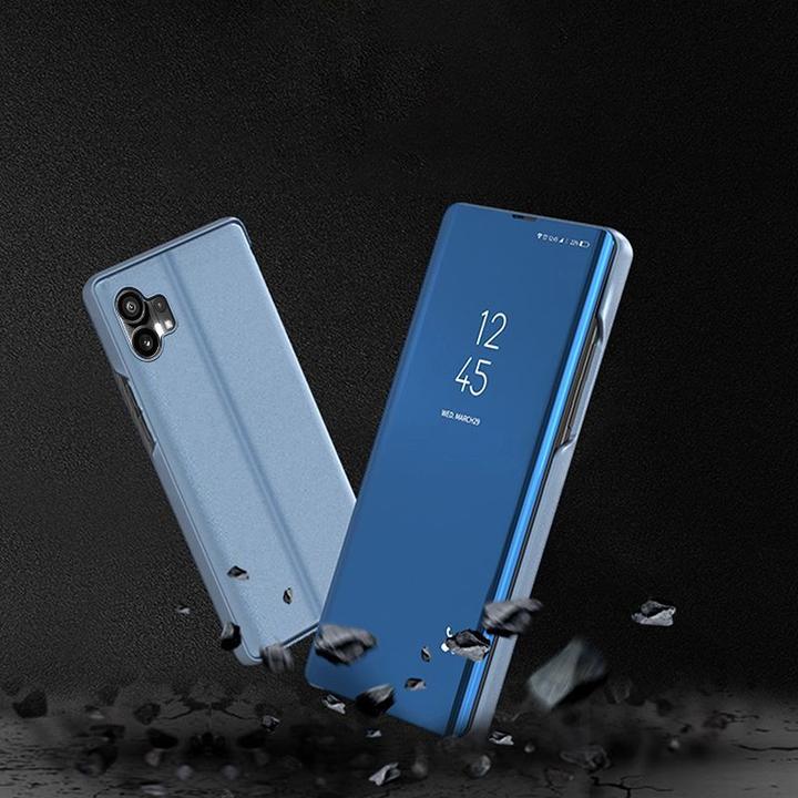 Actual product image Hurtel Clear View Case case for Nothing Phone 1 flip case black (Nothing Phone (1))