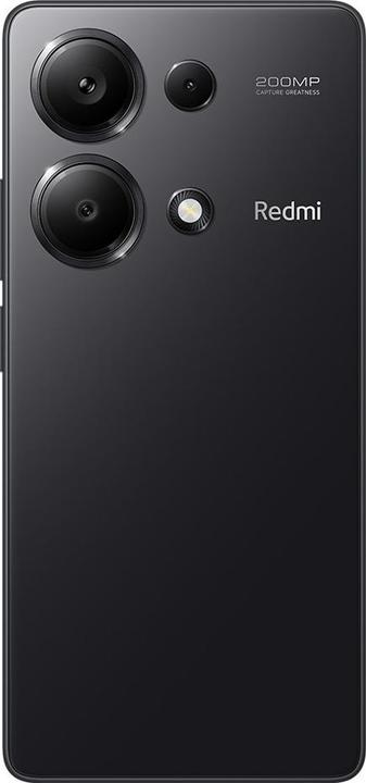 Actual product image Xiaomi Redmi Note 13 Pro (512 GB, Midnight Black, 6.67", Hybrid Dual SIM, 200 Mpx, 4G)