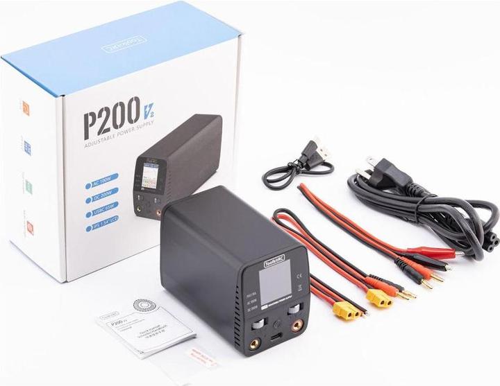 Immagine prodotto Toolkitrc P200 V2 Alimentatore 30V 10A 100/200W Ingresso AC e DC
