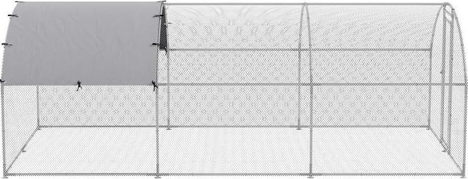 Produktbild Swisshandel24 Hühnerstall Haustierkäfig XXL 280 x 570 x 197 cm Outdoor Geflügelstall für Hühnerkäfig mit Schatten