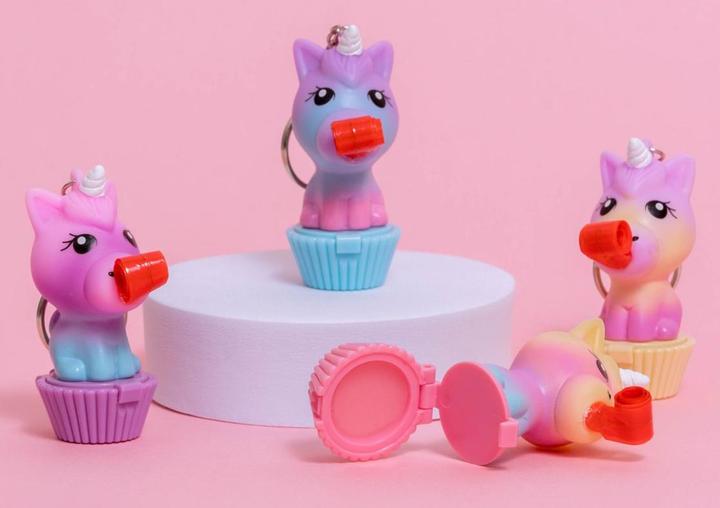 Actual product image Martinelia Unicorn Long Tongue Lip Balm ass.
