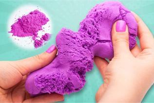 Actual product image Toi-Toys Stretchy fluffy play sand colour, 300 grams