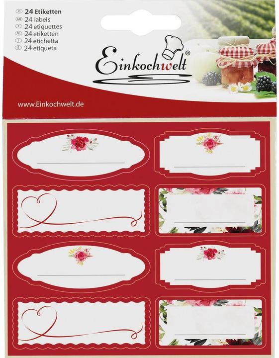 Produktbild Einkochwelt Selbstklebeetiketten (24 Stk.)
