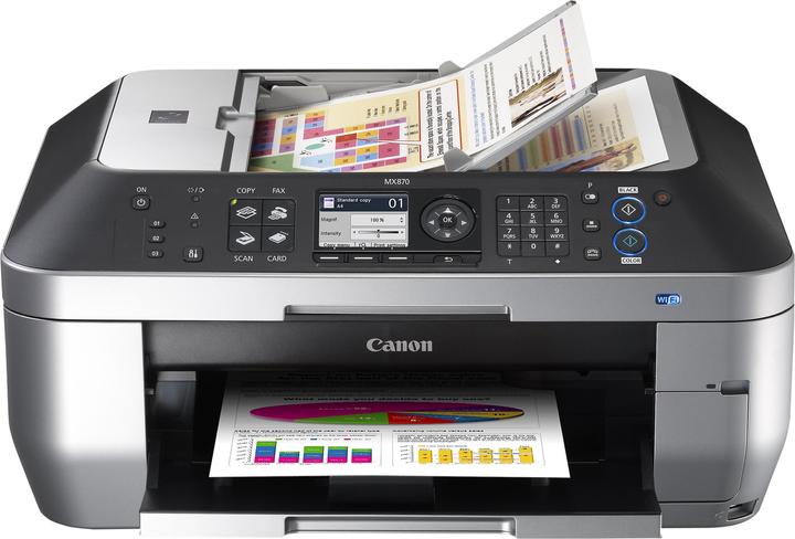 Actual product image Canon PIXMA MX870, All-in-One with ADF (Ink, Colour)