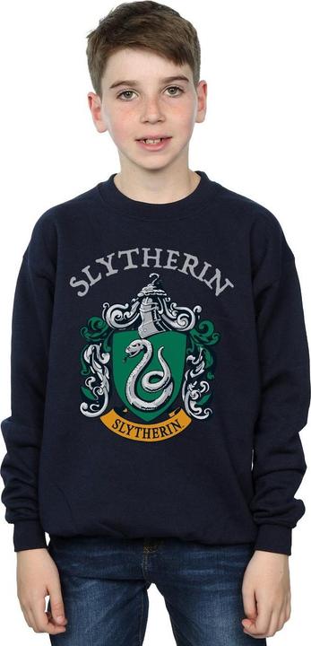 Actual product image Boys Slytherin Crest Sweatshirt (140, 146)