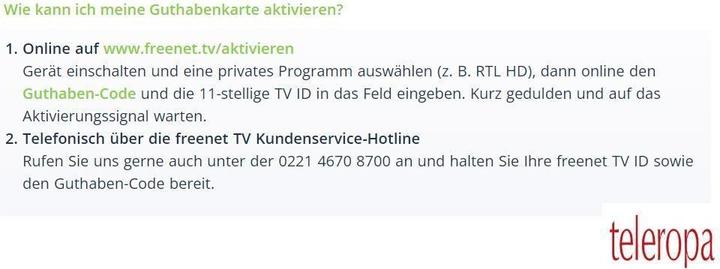 Produktbild Freenet Guthabenkarte 12 Monate