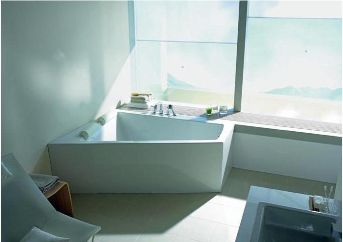 Produktbild Duravit Badewanne PAIOVA 1700x1300mm, 1 Rückenschräge links weiss (235 l, 170 cm, 130 cm)