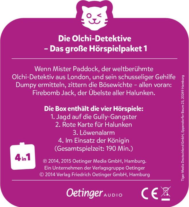 Produktbild Tigermedia multicard - Olchie-Detektive - Das grosse Hörspielpaket 1