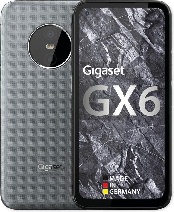 Gigaset GX6 Outdoor (128 GB, Grigio Titanio, 6.60", Doppia SIM, 50 Mpx, 5G)