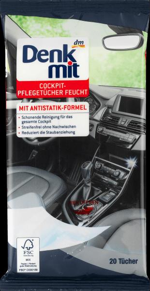 Produktbild dm Denkmit Feuchttücher Autopflege