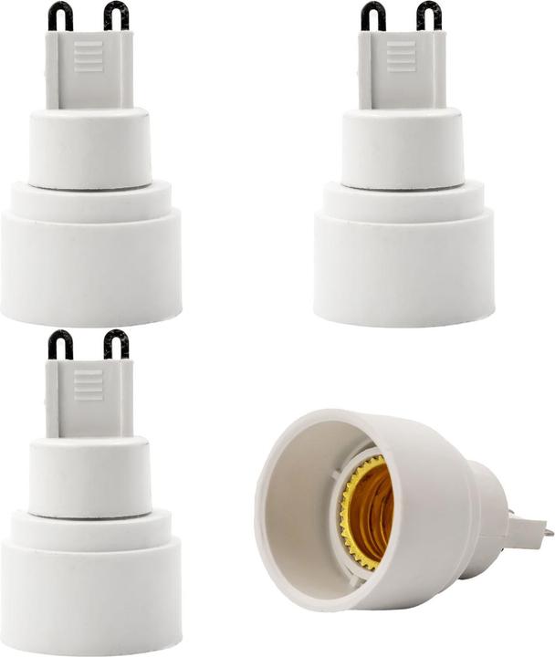 Actual product image Intirilife E40 to E27 Lamp Base Adapter