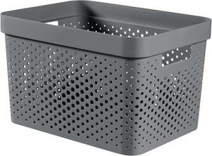 Productafbeelding Curver Infinity Box met Stippen, 17 L Antraciet (17 l)