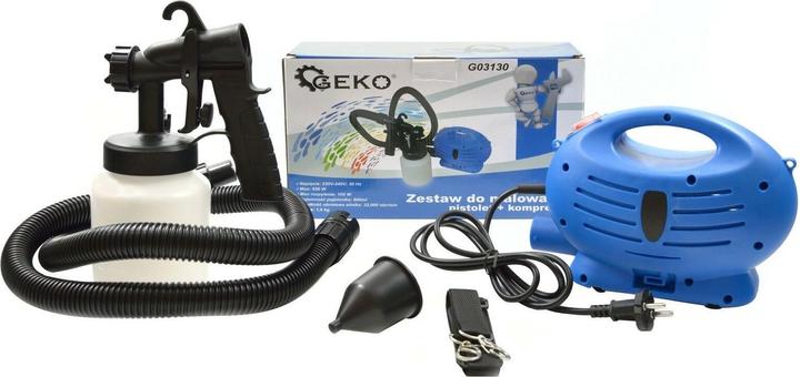 Image du produit GEKO Pistolet pulvérisateur à compresseur, 650 W