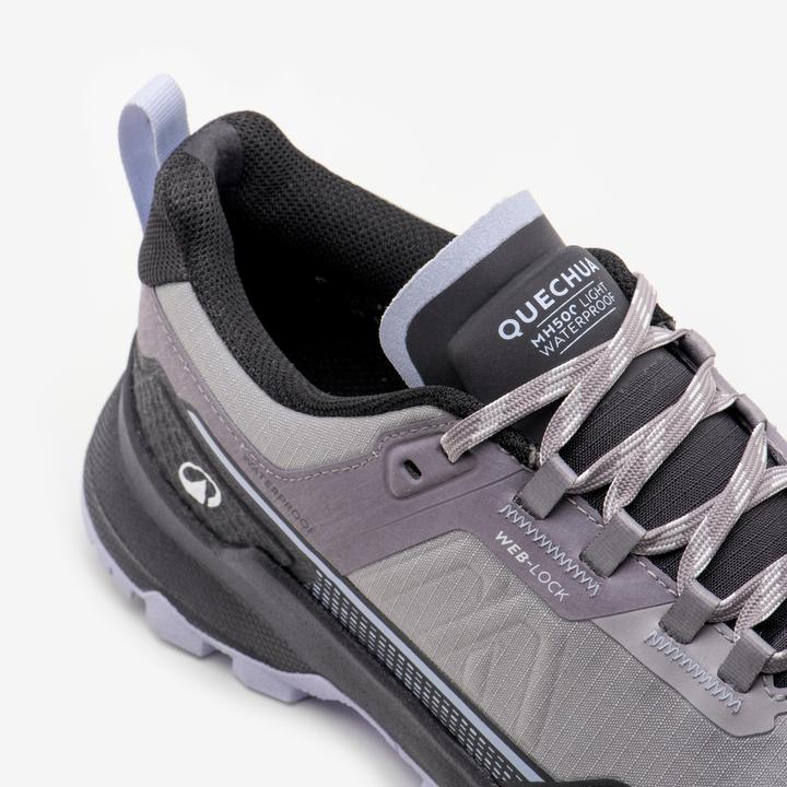 Image du produit Quechua Chaussure de randonnée imperméable femme, MH500 Light gris (41)