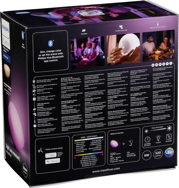 Immagine prodotto Philips Hue Tinta Vai Base BT (520 lm)