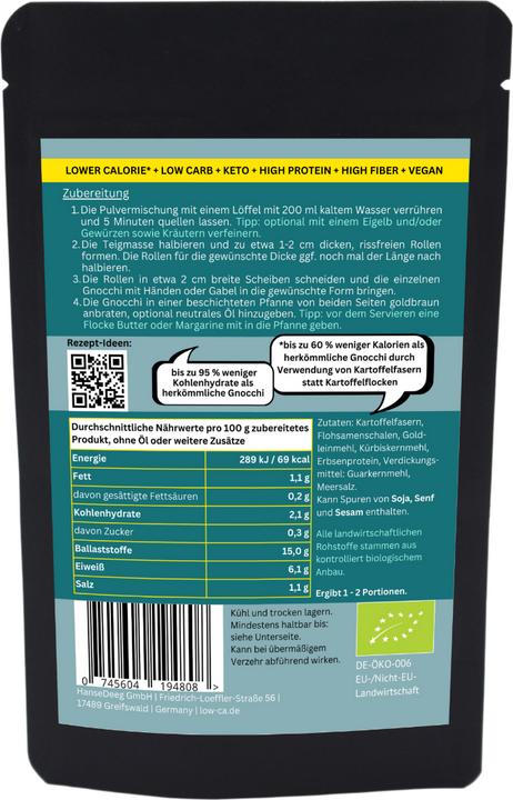 Simply Keto Lower-Carb*Gnocchi (62 g)