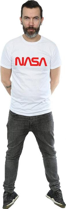Actual product image Nasa Mens Modern Logo Cotton T-Shirt (XL)