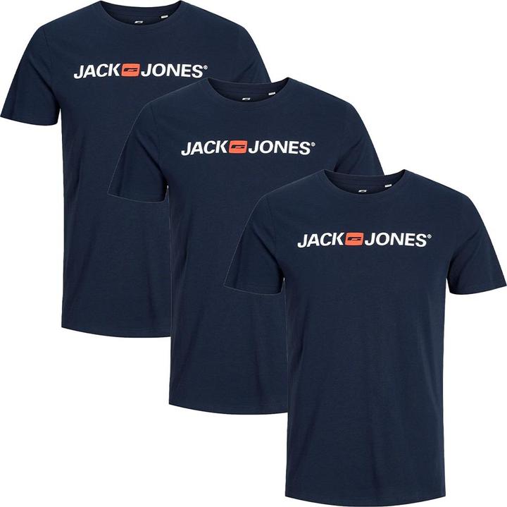 Actual product image Jack & Jones 3er Pack Basic T-Shirt (XL)
