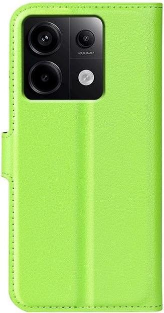 Actual product image MU Classic Litchi Leather Bookcover Series (Xiaomi Redmi Note 13 Pro 5G)