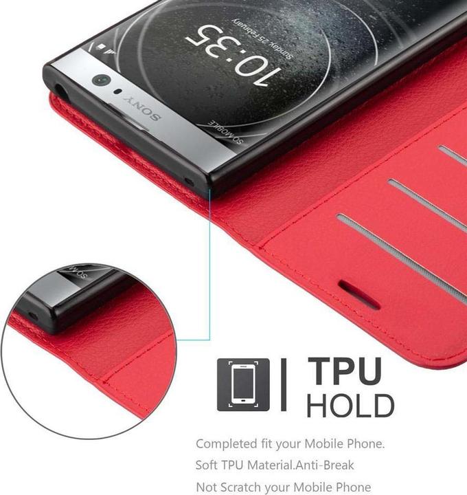 Actual product image Cadorabo Book with stand function cover (Sony Xperia XA2)