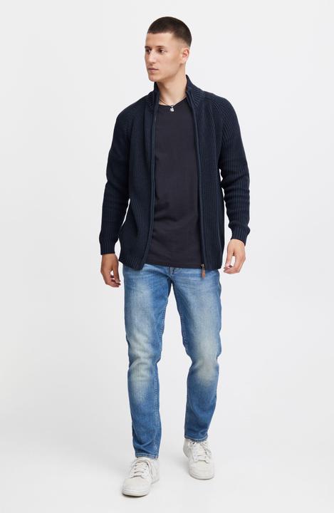 Image du produit Solid Xenos Cardigan Gilet Veste En Grosse Maille Pour Homme Avec Col Droit 100% Coton (M)