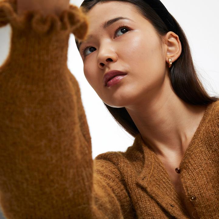 Produktbild La Redoute Collections Strickjacke aus Alpakamix (38)