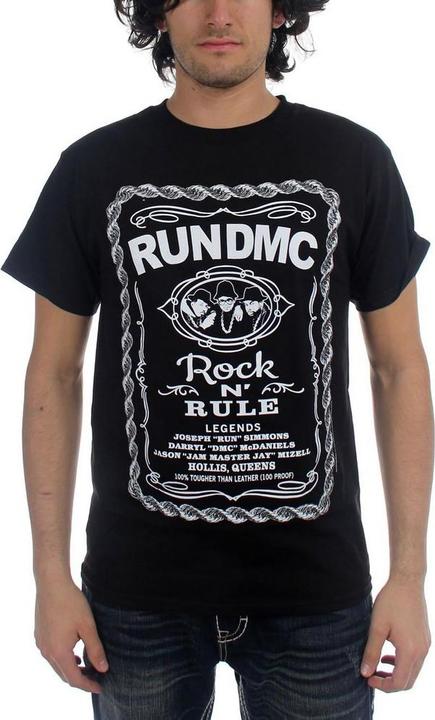 Image du produit Run DMC - T-shirt ROCK N' RULE - Adulte (XL)