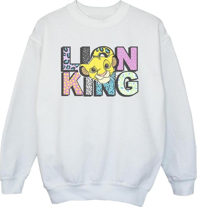 Disney The Lion King Pattern Logo Sweatshirt Mädchen