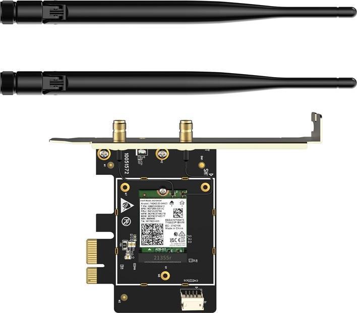 Immagine prodotto Tenda E33 Scheda di rete WLAN integrata 2402 Mbit/s (Mini PCI Express)