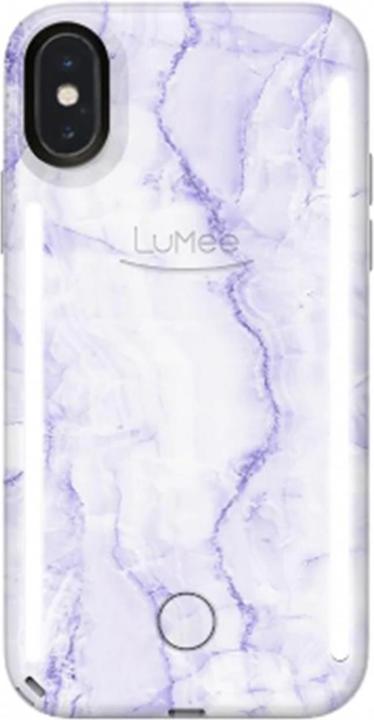 Actual product image LuMee Duo Marble Selfie LED Case (Apple iPhone XS, Apple iPhone X)