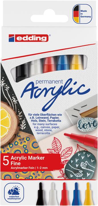 Gelb, Schwarz, Rot, Blau, Weiss