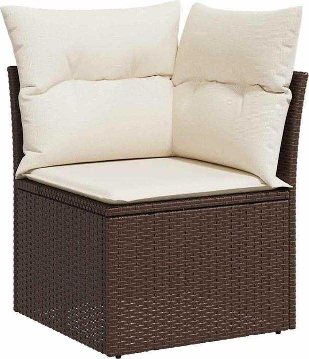 Image du produit VidaXL Meuble de jardin Canapé Lounge Salon 7 pièces brun poly rotin