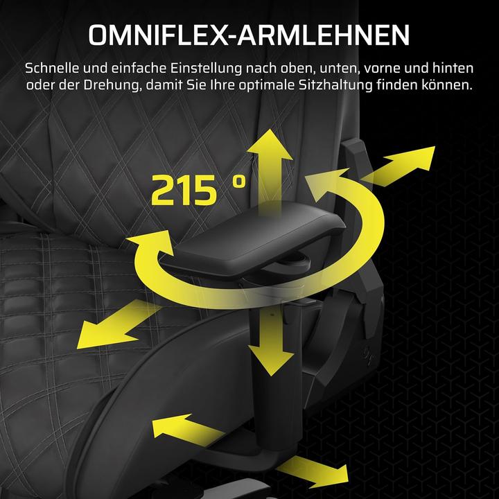 Actual product image Corsair TC500 LUXE Gaming Chair - Shadow