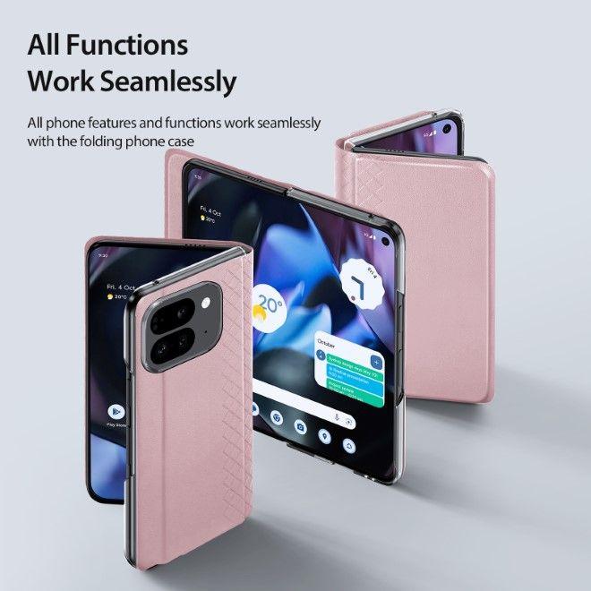 Produktbild Dux Ducis Bril Series Leder Hülle (Google Pixel 9 Pro Fold)
