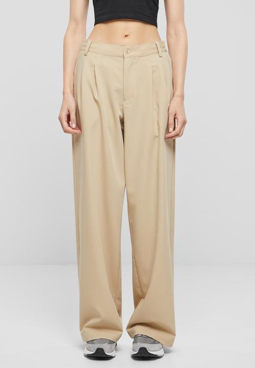 Actual product image Urban Classics Ladies Ultra Wide Pleat-Front Pants - 126793 (29)