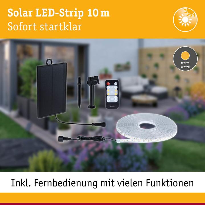 Immagine prodotto Paulmann Solar Stripe (Bianco caldo, 1000 cm, Interno)