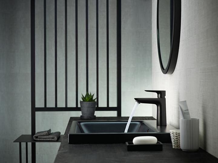 Image du produit hansgrohe TALIS E 110 Mélangeur de lavabo, avec vidage, noir mat