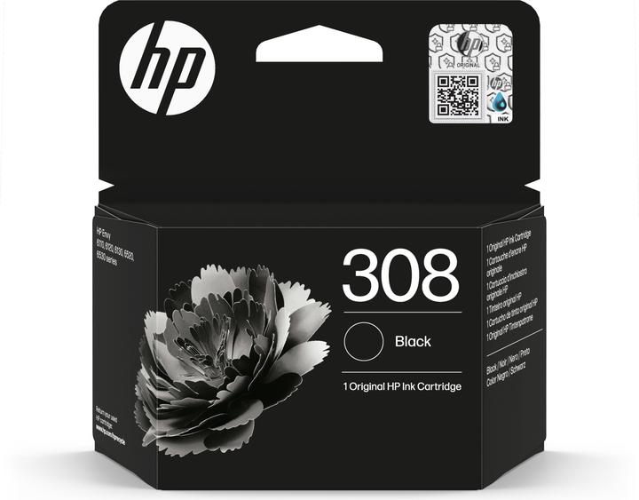 HP 7FP21UE#CE1 308 Envy Tinte black 160 (BK)