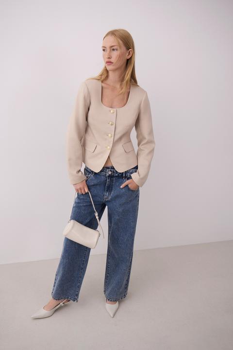 Image du produit Vila Regular Waist Wide Fit Jeans (W36/L30)