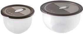 Produktbild keeeper Mikrowellendose "laura" 2in1, rund, 1,5 Liter Mikrowellen- und Tiefkühldose in einem, Deckel: dunkel (1.50 l)
