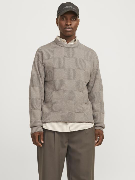 Actual product image Jack & Jones Checked knitted jumper Knitted jumper (XS)