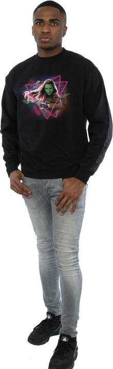 Actual product image Mens Guardians Of The Galaxy Neon Gamora Sweatshirt (XXL)