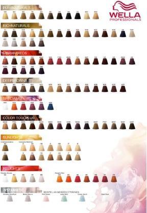 Image du produit Wella Tableau des couleurs de cheveux des professionnels