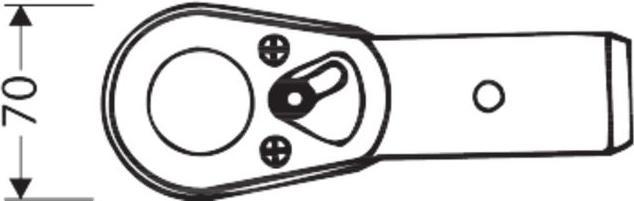 Image du produit Stahlwille Cliquet réversible 3/4 (20 mm) 165 (3/4")